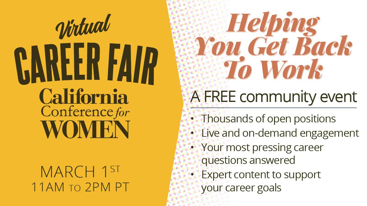 2023 Virtual Career Fair California Conference for Women